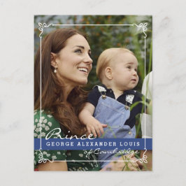 Kate Middleton Prince George Briefkaart