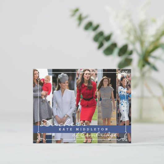 Kate Middleton Prince George Briefkaart (Staand voorkant)