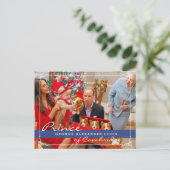 Kate Middleton Prince George Christmas Feestdagenkaart (Staand voorkant)