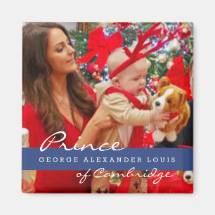 Kate Middleton Prince George Kerstmis Magneet