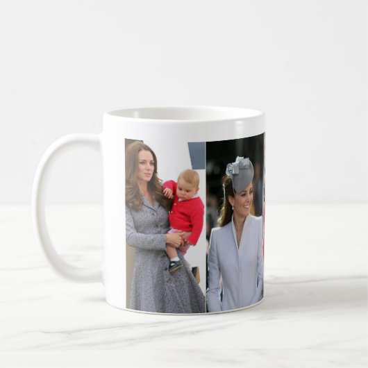 Kate Middleton Prince George Koffiemok (Links)