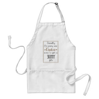 Kate Moss Chocolate Quote Apron Standaard Schort
