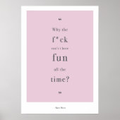 Kate Moss Quote Poster (Voorkant)