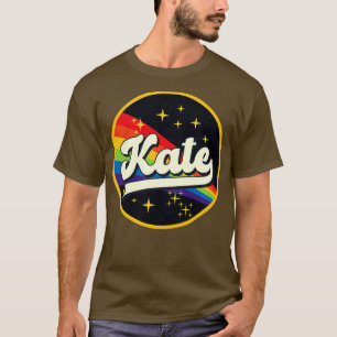 Kate Rainbow in ruimte stijl T-shirt