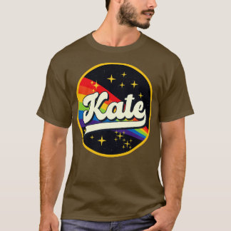 Kate Rainbow in ruimte  stijl T-shirt