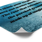 Kate Sheppard Suffrage Quote Nieuw-Zeeland Strijd  Poster (Hoek)