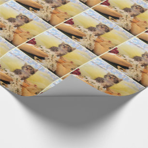 Kate the Ballerina - Cat / Kitten Wrapping Paper Cadeaupapier