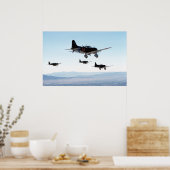 Kate Torpedo Planes Poster (Keuken)