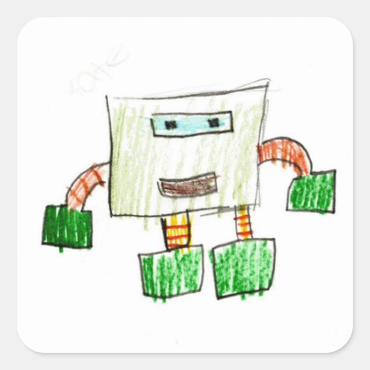 Kate: Vierkante Sticker (Voorkant)