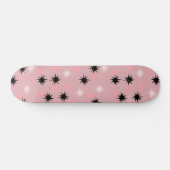 Kateboarddek atoomroze Starbursts Skateboard (Horizontaal)