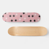 Kateboarddek atoomroze Starbursts Skateboard (Horizontaal)