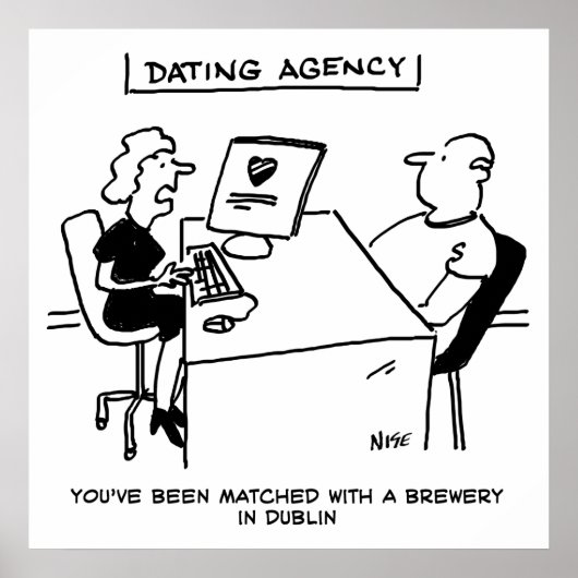 Katelingsbureau komt overeen met een brouwerij poster (Voorkant)