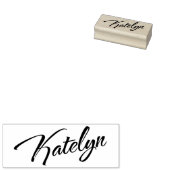 Katelyn naam cursieve decoratieve script lettertyp rubberstempel (Gestempeld)