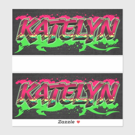 Katelyn Vorname Name Graffiti Aufkleber Sticker (Vel)