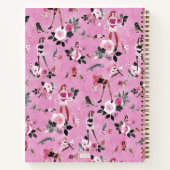 KATENDAME BLOEMEN Roze Notitieboek (Achterkant)