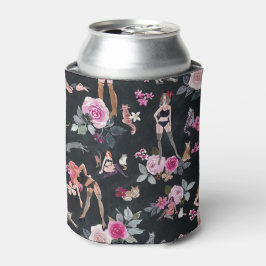 KATENDAME BLOEMEN Sensuele Zwarte Blikjeskoeler