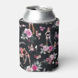 KATENDAME BLOEMEN Sensuele Zwarte Blikjeskoeler