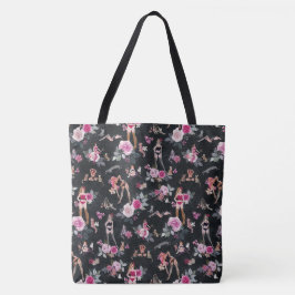 KATENDAME ROZEN Hot Roze Tote Bag