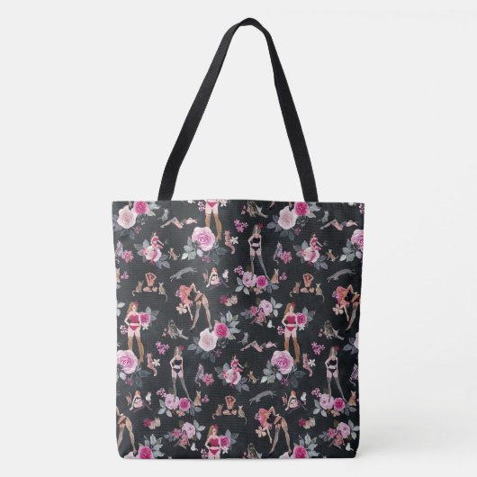 KATENDAME ROZEN Hot Roze Tote Bag (Voorkant)