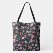 KATENDAME ROZEN Hot Roze Tote Bag (Achterkant)