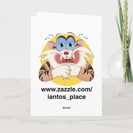 Kater Bunny Kaart (Achterkant)