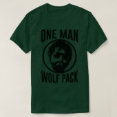 Kater Een Man Wolf Pack T-shirt (Design voorkant)