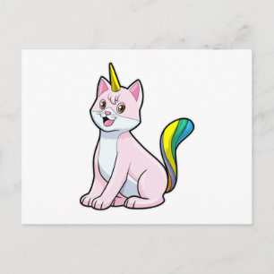 Kater Eenhoorn Briefkaart