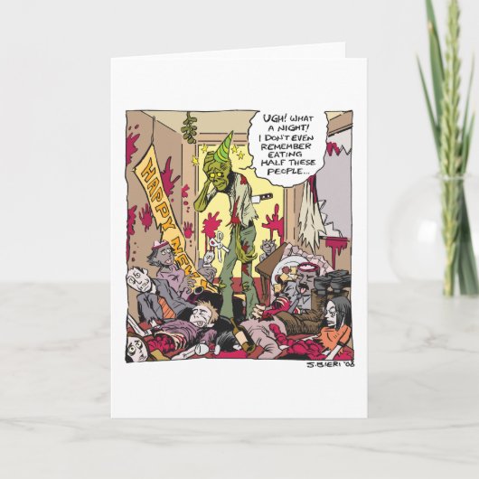 Kater Feestdagen Kaart (Voorkant)