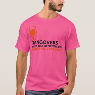 Kater in de ochtend Grote party gisteren 3 T-shirt