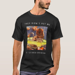 Kater Met Wijn Katten Kater Drinkt Kater T-shirt