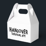 "Kater Survival Kit" Bedankdoosjes<br><div class="desc">Geef deze "Hangover Survival Kit" aan vrijgezellen/vrijgezellenfeestgangers of iedereen die een 21e verjaardag viert,  enz.</div>