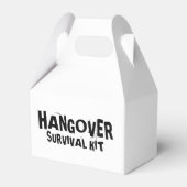 "Kater Survival Kit" Bedankdoosjes (Voorkant Zijde)