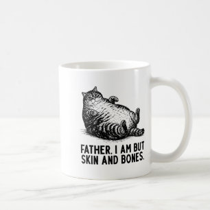 Kater vader ben ik maar vel en been koffiemok