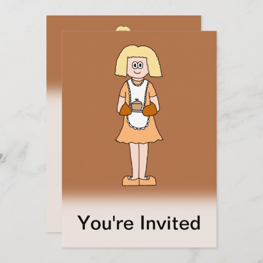 Kateraar met hot Soup. Kaart (Voorkant / Achterkant)