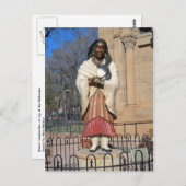 Kateri Tekakwitha Lily van het Mohawks-standbeeld Briefkaart (Voorkant / Achterkant)