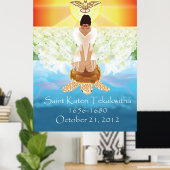 Kateri Tekakwitha poster (Thuiskantoor)