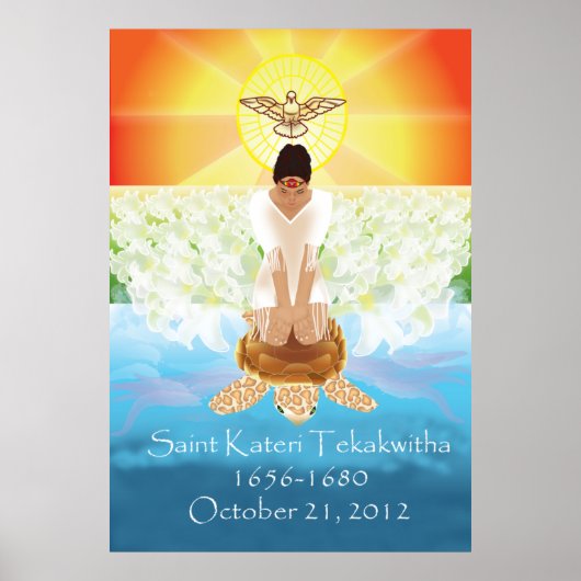 Kateri Tekakwitha poster (Voorkant)