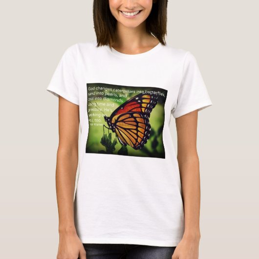 Katerijpilaren in Butterflies T-shirt (Voorkant)