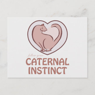 Katernaal instinct briefkaart