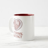 Katernaal instinct tweekleurige koffiemok (Voorkant links)