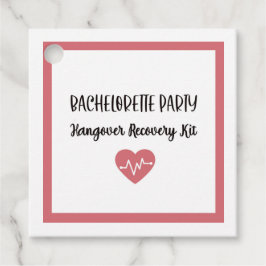 Katernavorsorgekit Favor Tag Bedankjes Labels
