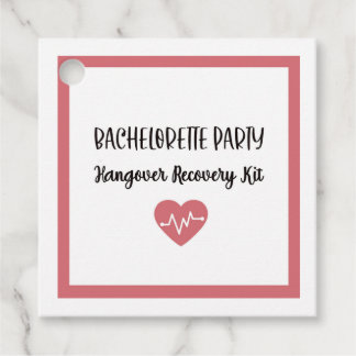Katernavorsorgekit Favor Tag Bedankjes Labels