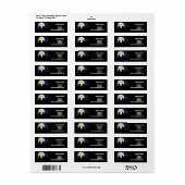 Katerwauling, Katten in het maanlicht. Personalise Etiket (Full Sheet)