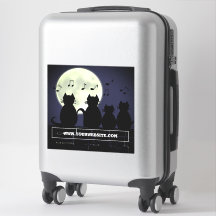 Katerwauling, Katten in het maanlicht. Sticker