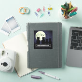 Katerwauling, Katten in het maanlicht. Sticker (iPad Cover)