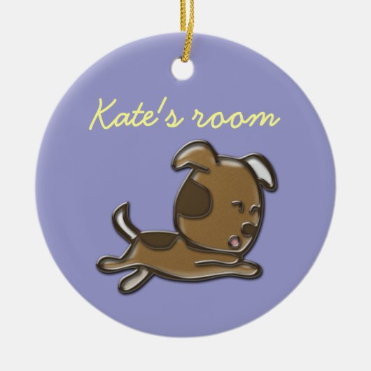 Kate's kamer keramisch ornament (Voorkant)