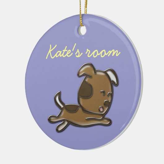 Kate's kamer keramisch ornament (Links)