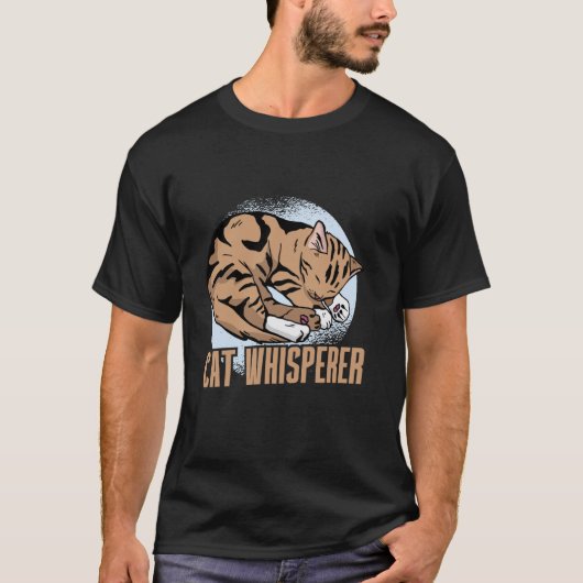 Katfluisteraar Kat Papa T-shirt (Voorkant)