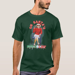 Kath en Kim Kerstmis Lawaai Lijst Grappig met Loll T-shirt