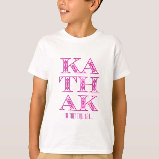 Kathak Dance T-shirt (Voorkant)